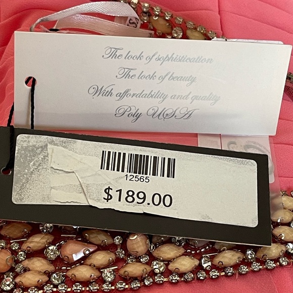 Poly USA by Neblon Embellished Gown Dress size XXL - Picture 12 of 14